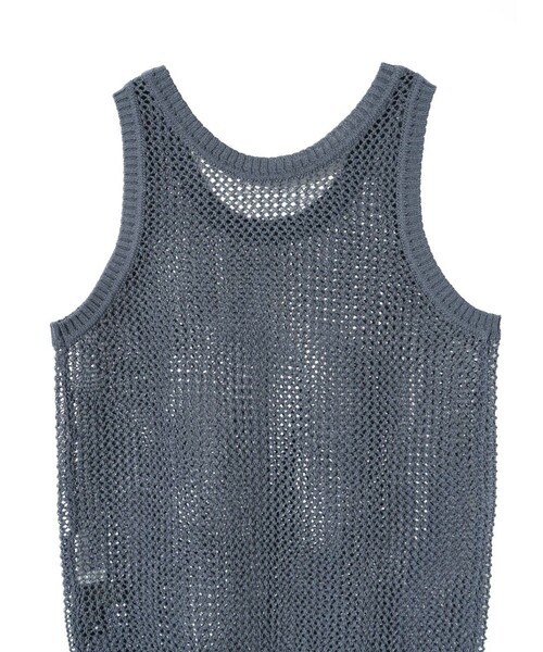 MIDIUMISOLID(ミディウミソリッド)の「MIDIUMISOLID for Ladies メッシュタンクプルオーバー(ベスト・レディース・ネイビー/オフホワイト/ピンク・FREE)」の18枚目の写真