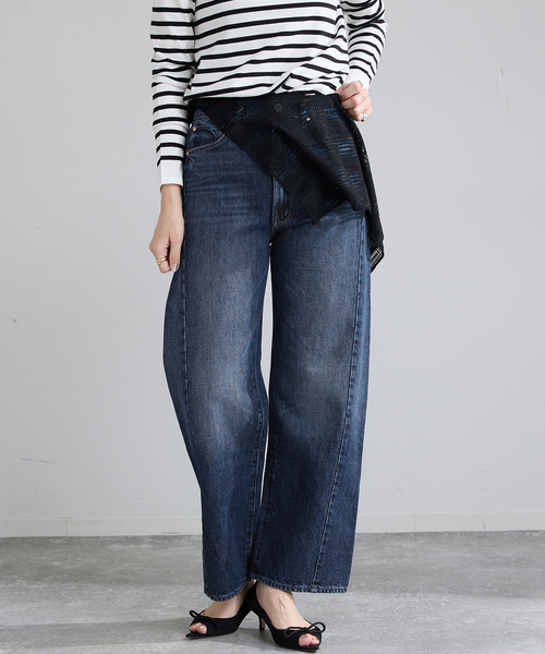 IENA(イエナ)の「MOTHER/マザー THE HALF PIPE ANKLE デニムパンツ 10926-544/1396(デニムパンツ・レディース・ブルー/アイボリー・24/25/26)」の2枚目の写真