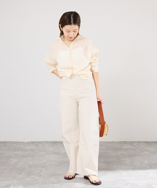 IENA(イエナ)の「MOTHER/マザー THE HALF PIPE ANKLE デニムパンツ 10926-544/1396(デニムパンツ・レディース・ブルー/アイボリー・24/25/26)」の5枚目の写真