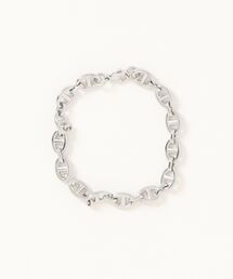 MAGASIN DE MODE Brew（マガジンデモードブリュー）の「【MAGASIN DE MODE Brew】ステンレスシルバーチェーンブレスレット TYPE-2 KNF-YI（ブレスレット）」