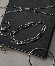 MAGASIN DE MODE Brew（マガジンデモードブリュー）の「【MAGASIN DE MODE Brew】ステンレスシルバーチェーンブレスレット TYPE-2 KNF-YI（ブレスレット）」