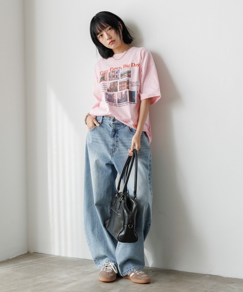 PBLIM(ページボーイリム)の「《UNISEX》ロストキャットT(Tシャツ/カットソー・レディース・ピンク/オフホワイト/ブラック・MEDIUM/LARGE)」の15枚目の写真