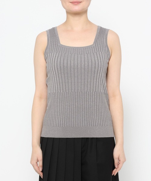 HARE（ハレ）の「2WAYランダムリブラメタンクトップ(HARE)（タンクトップ・レディース・ブラック/シルバー/グリーン/ピンク/パープル・FREE）」の17枚目の写真