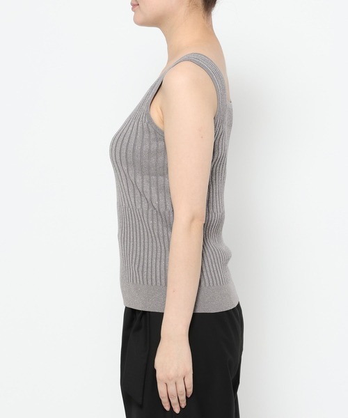 HARE（ハレ）の「2WAYランダムリブラメタンクトップ(HARE)（タンクトップ・レディース・ブラック/シルバー/グリーン/ピンク/パープル・FREE）」の20枚目の写真