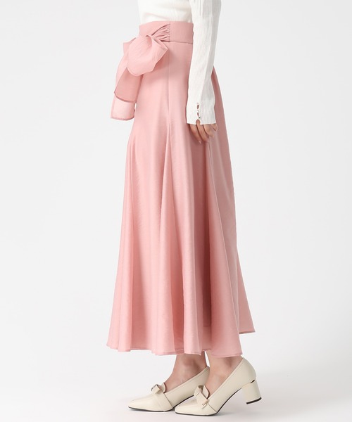 MISCH MASCH（ミッシュマッシュ）の「2026春夏新作 シアーボイルカラースカート（スカート・レディース・グリーン/オレンジ/アイボリー・M/S）」の10枚目の写真