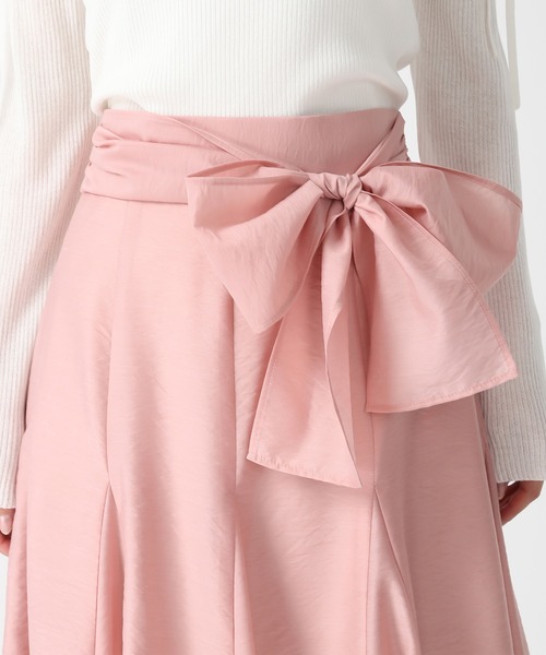 MISCH MASCH（ミッシュマッシュ）の「2026春夏新作 シアーボイルカラースカート（スカート・レディース・グリーン/オレンジ/アイボリー・M/S）」の13枚目の写真