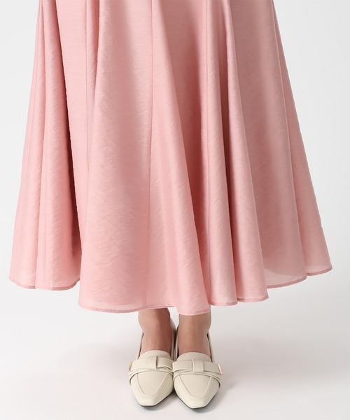 MISCH MASCH（ミッシュマッシュ）の「2026春夏新作 シアーボイルカラースカート（スカート・レディース・グリーン/オレンジ/アイボリー・M/S）」の5枚目の写真