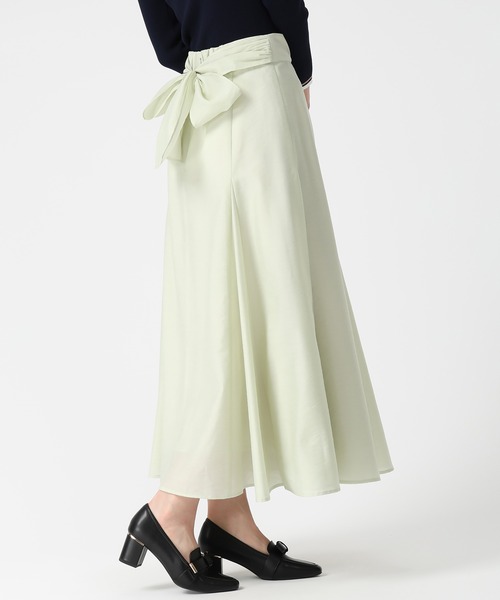 MISCH MASCH（ミッシュマッシュ）の「2026春夏新作 シアーボイルカラースカート（スカート・レディース・グリーン/オレンジ/アイボリー・M/S）」の16枚目の写真