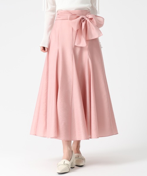 MISCH MASCH（ミッシュマッシュ）の「2026春夏新作 シアーボイルカラースカート（スカート・レディース・グリーン/オレンジ/アイボリー・M/S）」の9枚目の写真