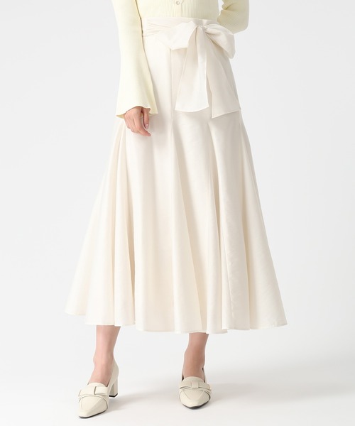 MISCH MASCH（ミッシュマッシュ）の「2026春夏新作 シアーボイルカラースカート（スカート・レディース・グリーン/オレンジ/アイボリー・M/S）」の8枚目の写真