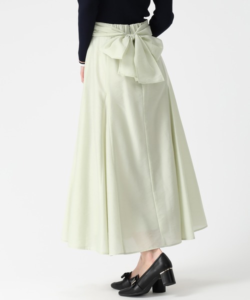 MISCH MASCH（ミッシュマッシュ）の「2026春夏新作 シアーボイルカラースカート（スカート・レディース・グリーン/オレンジ/アイボリー・M/S）」の18枚目の写真