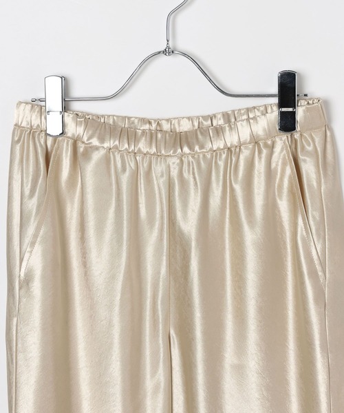 LEPSIM（レプシィム）の「イージーサテンパンツ　639323（その他パンツ・レディース・ブラック/アイボリー・FREE）」の22枚目の写真