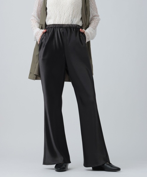 LEPSIM（レプシィム）の「イージーサテンパンツ　639323（その他パンツ・レディース・ブラック/アイボリー・FREE）」の14枚目の写真