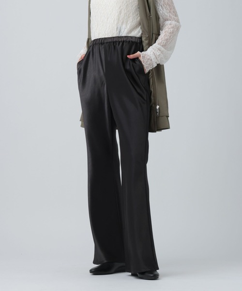 LEPSIM（レプシィム）の「イージーサテンパンツ　639323（その他パンツ・レディース・ブラック/アイボリー・FREE）」の15枚目の写真