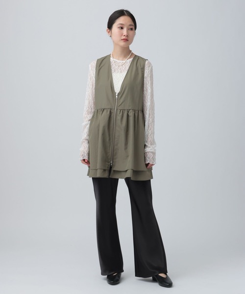 LEPSIM（レプシィム）の「イージーサテンパンツ　639323（その他パンツ・レディース・ブラック/アイボリー・FREE）」の17枚目の写真