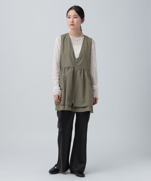 LEPSIM（レプシィム）の「イージーサテンパンツ　639323（その他パンツ・レディース・ブラック/アイボリー・FREE）」の18枚目の写真