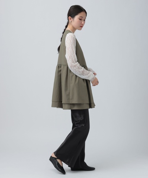 LEPSIM（レプシィム）の「イージーサテンパンツ　639323（その他パンツ・レディース・ブラック/アイボリー・FREE）」の19枚目の写真