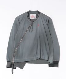 Vivienne Westwood | リサイクルジャージーオーバーダイファスナートップ(Tシャツ/カットソー)