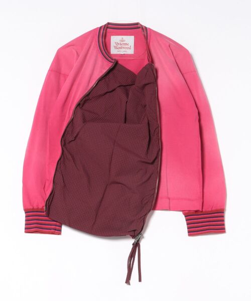 Vivienne Westwood（ヴィヴィアンウエストウッド）の「リサイクルジャージーオーバーダイファスナートップ（Tシャツ/カットソー・レディース・ピンク系その他/グレー系その他2・FREE）」の5枚目の写真