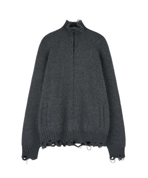 IDWS(アイドンワナセル)の「Swift Symbol High Neck Knit Zip Up Gray(カーディガン/ボレロ・レディース・その他・0)」の21枚目の写真