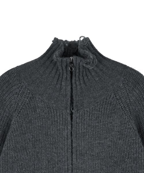 IDWS(アイドンワナセル)の「Swift Symbol High Neck Knit Zip Up Gray(カーディガン/ボレロ・レディース・その他・0)」の22枚目の写真