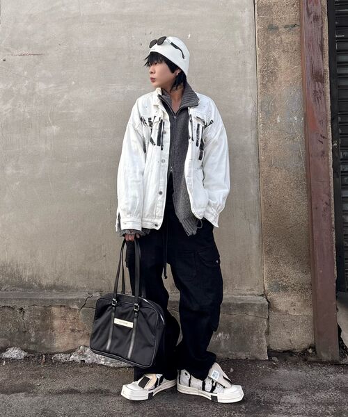 IDWS(アイドンワナセル)の「Swift Symbol High Neck Knit Zip Up Gray(カーディガン/ボレロ・レディース・その他・0)」の18枚目の写真