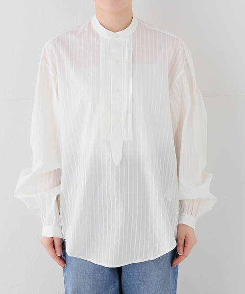 BOURRIENNE ParisX(ブリエンヌパリディス)の「BOURRIENNE PARIS X/ブリエンヌ パリ ディス LEGENDE LEGBATS26M(シャツ/ブラウス・レディース・ホワイト・FREE)」の12枚目の写真