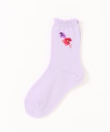 hakka kids（ハッカキッズ）の「ワンポイントスミレソックス（ソックス/靴下）」