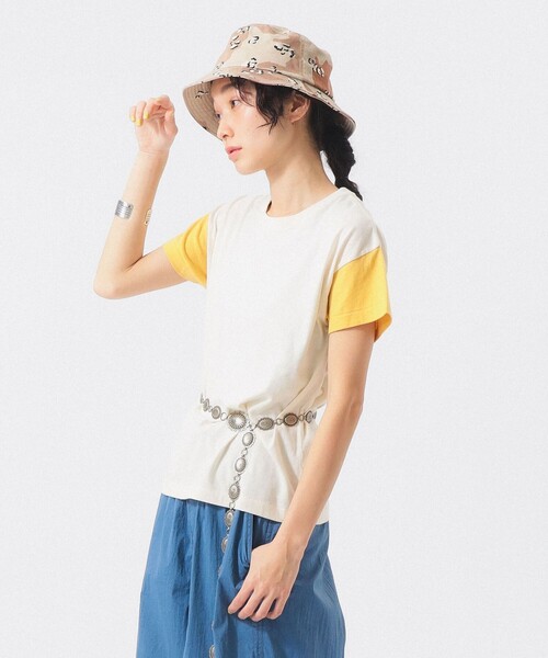 SCREEN STARS(スクリーンスターズ)の「【8/6再値下げ】【別注】SCREEN STARS / 2トーン フレンチスリーブ(Tシャツ/カットソー・レディース・バイオレット/グレー/ホワイト系その他7・ONE SIZE)」の6枚目の写真