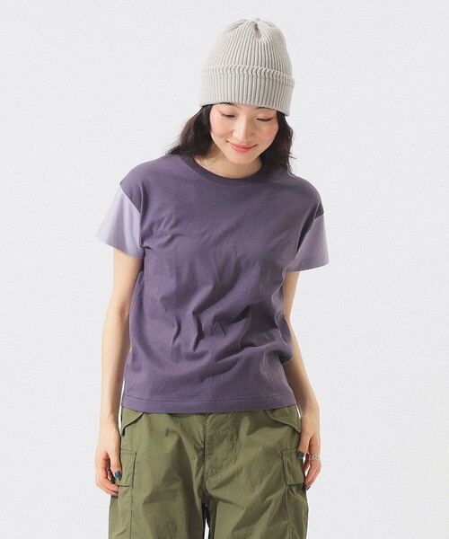 SCREEN STARS(スクリーンスターズ)の「【8/6再値下げ】【別注】SCREEN STARS / 2トーン フレンチスリーブ(Tシャツ/カットソー・レディース・バイオレット/グレー/ホワイト系その他7・ONE SIZE)」の16枚目の写真