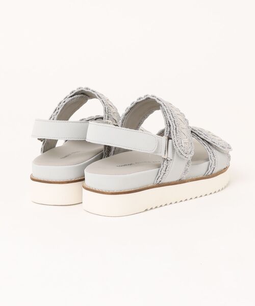 tsumori chisato WALK(ツモリチサトウォーク)の「ステッチストラッププラットフォームサンダル(サンダル・レディース・グレー/ブラック・L(24.5cm)/M(23.5cm)/S(22.5cm))」の3枚目の写真
