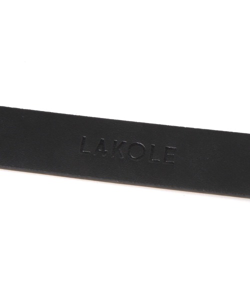 LAKOLE（ラコレ）の「ダブルサルカンベルト / 644865（ベルト・メンズ・ブラック/チャコール・FREE）」の6枚目の写真