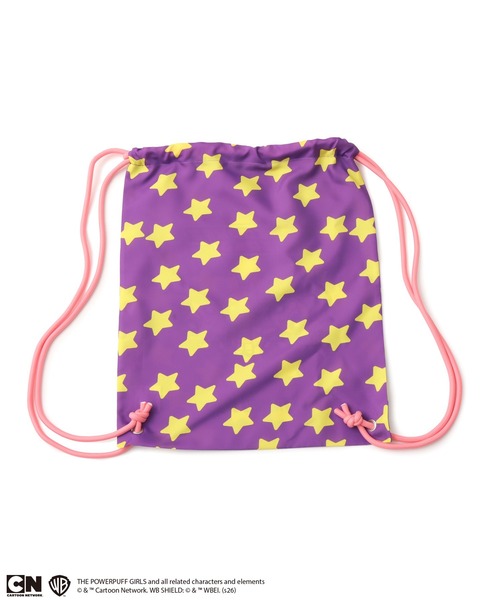 atmos pink（アトモスピンク）の「The Powerpuff Girls x atmos pink Knapsack / ザ パワーパフ ガールズ x アトモス ピンク ナップサック【SP】（バックパック/リュック・レディース・パープル・FREE）」の7枚目の写真