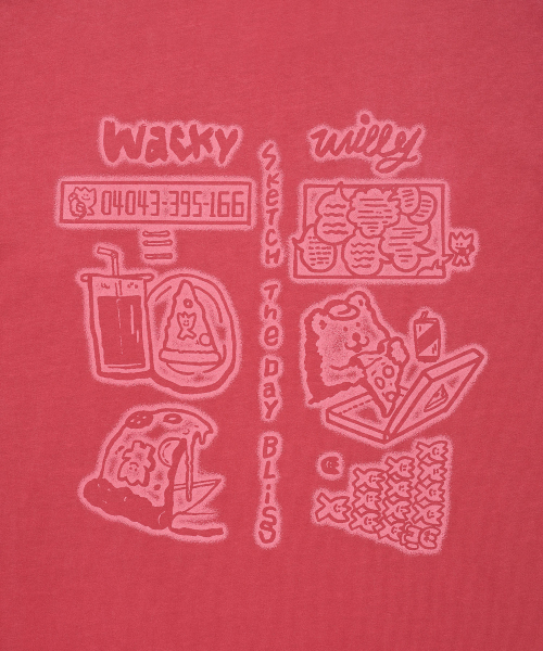 Wacky WiLLy(ワッキーウィリー)の「ピグメントウォッシングロングスリーブピンク(Tシャツ/カットソー・レディース・その他・SMALL/MEDIUM/LARGE/X-LARGE)」の7枚目の写真