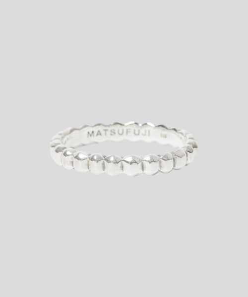 MATSUFUJI(マツフジ)の「Carapace Ring(リング・メンズ・シルバー・9/17)」の1枚目の写真