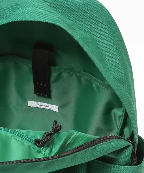 GLOBAL WORK（グローバルワーク）の「撥水デイパック/660213（バックパック/リュック・メンズ・ブラック/ネイビー/ダークブラウン/グリーン・ONE SIZE）」の14枚目の写真