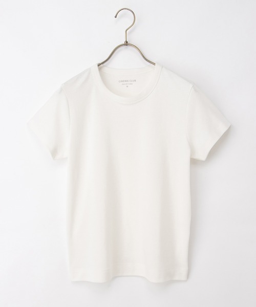 Honeys(ハニーズ)の「【ハニさら・接触冷感・UVカット】半袖コンパクトTシャツ(Tシャツ/カットソー・レディース・ブラック/オフホワイト/ダークベージュ/スミクロ/レッド・S/M/LL/L)」の17枚目の写真