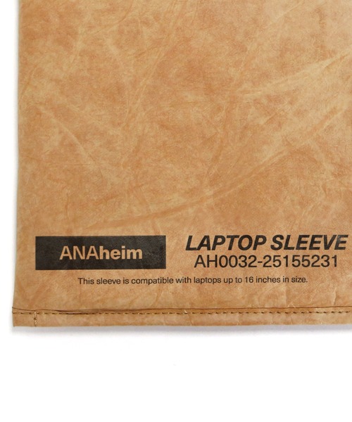HIGHTIDE(ハイタイド)の「ANAheim アナハイム Laptop Sleeve 16inch ラップトップスリーブ 16インチ パソコンケース PC(PC・タブレットケース・レディース・キャメル/グレー/ブラック・FREE)」の11枚目の写真