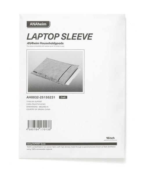 HIGHTIDE(ハイタイド)の「ANAheim アナハイム Laptop Sleeve 16inch ラップトップスリーブ 16インチ パソコンケース PC(PC・タブレットケース・レディース・キャメル/グレー/ブラック・FREE)」の21枚目の写真