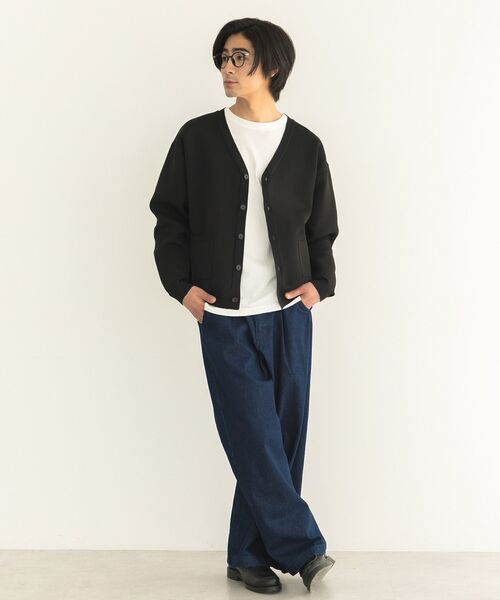 CRAFT STANDARD BOUTIQUE（クラフトスタンダードブティック）の「デニムワイドパンツ（その他パンツ・メンズ・ブラック/インディゴブルー・L/M）」の6枚目の写真