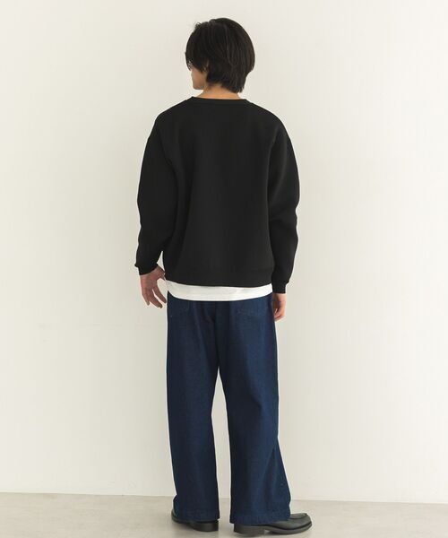 CRAFT STANDARD BOUTIQUE（クラフトスタンダードブティック）の「デニムワイドパンツ（その他パンツ・メンズ・ブラック/インディゴブルー・L/M）」の8枚目の写真