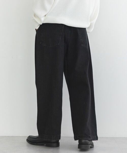 CRAFT STANDARD BOUTIQUE（クラフトスタンダードブティック）の「デニムワイドパンツ（その他パンツ・メンズ・ブラック/インディゴブルー・L/M）」の11枚目の写真