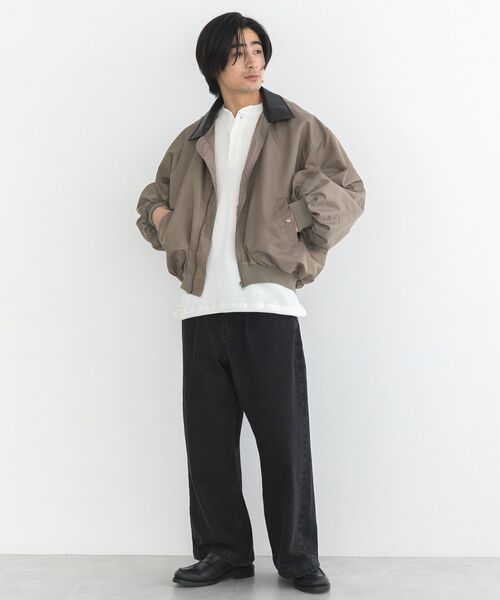CRAFT STANDARD BOUTIQUE（クラフトスタンダードブティック）の「デニムワイドパンツ（その他パンツ・メンズ・ブラック/インディゴブルー・L/M）」の12枚目の写真