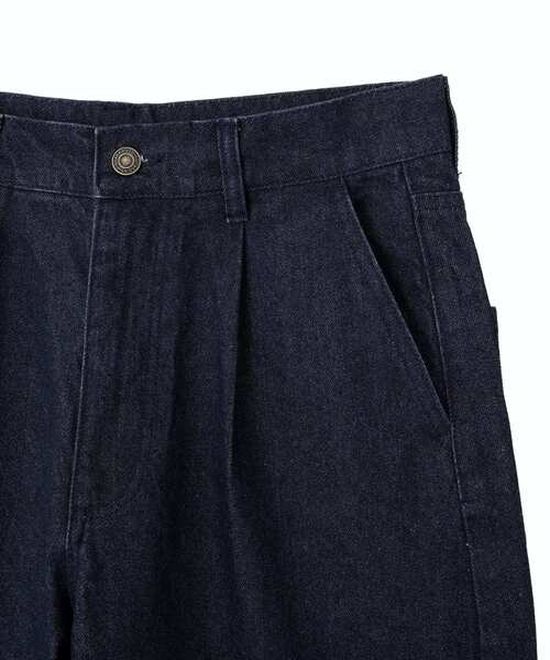 CRAFT STANDARD BOUTIQUE（クラフトスタンダードブティック）の「デニムワイドパンツ（その他パンツ・メンズ・ブラック/インディゴブルー・L/M）」の21枚目の写真
