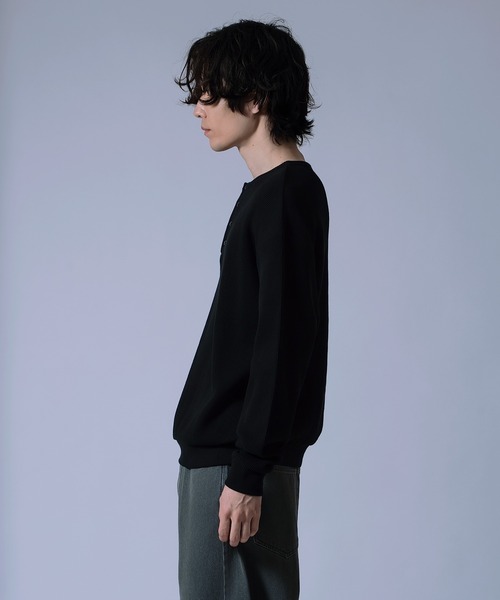 improves(インプローブス)の「【Unisex】ワッフル ヘンリーネック ロンT(Tシャツ/カットソー・メンズ・ブラック/ライトグレー/ブラック系・FREE/LARGE/MEDIUM)」の17枚目の写真