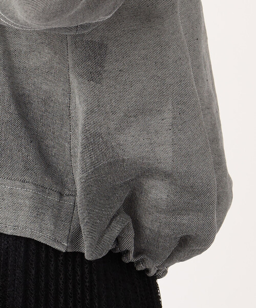 Gabardine K.T（ギャバジンケーティー）の「〔 +サイズ 〕 紙ビエラ ライダース風のブルゾン（ブルゾン・レディース・ホワイト・15号）」の22枚目の写真