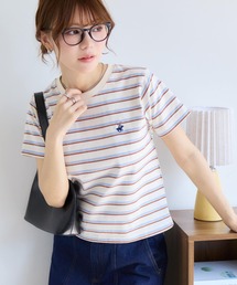 BEVERLY HILLS POLO CLUB | 【Bevery Hills Polo Club/ビバリーヒルズポロクラブ】ワンポイント刺繍 コンパクトTシャツ(Tシャツ/カットソー)