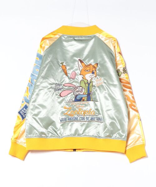 【 Disney 】 エンブロイダリー スカジャン ズートピア 26S3