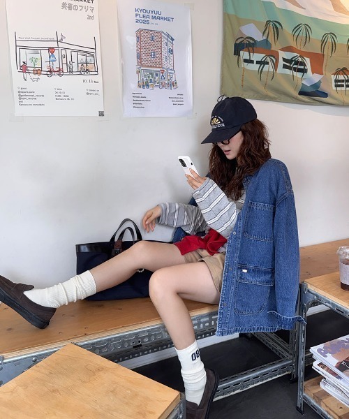 FAVORITO(ファヴォリート)の「デニムジャケット(デニムジャケット・レディース・ブルー・F)」の18枚目の写真
