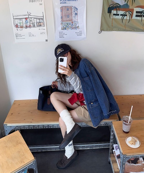 FAVORITO(ファヴォリート)の「デニムジャケット(デニムジャケット・レディース・ブルー・F)」の17枚目の写真